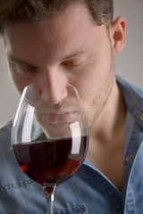 tasting wine