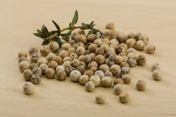 White pepper seeds