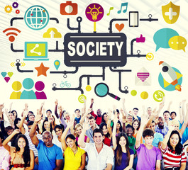 Society Community Global Togetherness Connecting Concept
