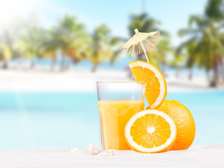 Fresh orange juice