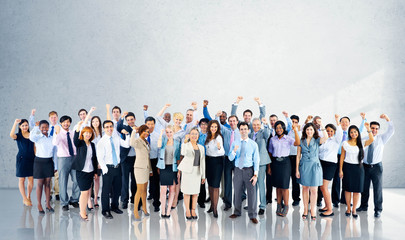Fototapeta premium Business People Celebration Happiness Togetherness Concept