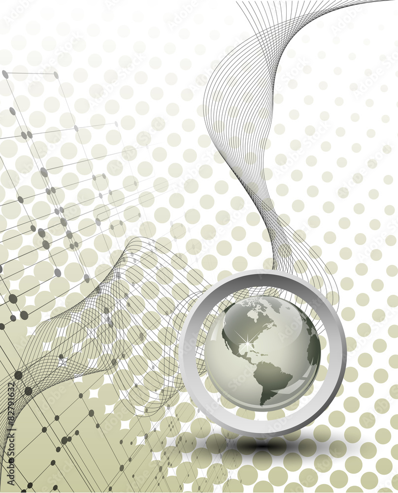 Poster Abstract background composition with room for your text