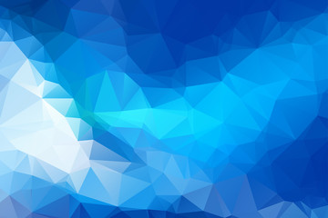 Blue Triangular Background 5