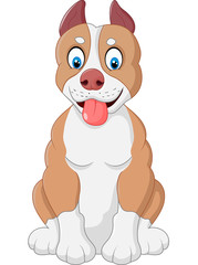 Cartoon adorable dog