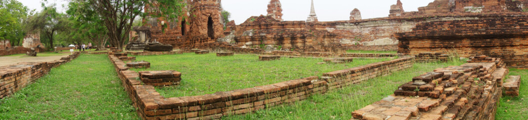 Ancient Buddha statue at Wat Yai Chaimongkol