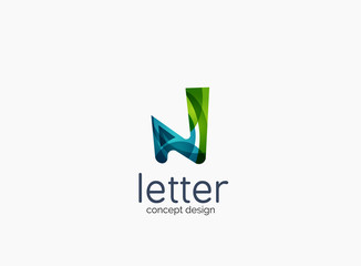 Modern company logo, clean glossy design