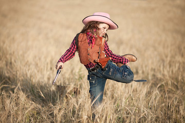 cute little girl outdoor portrait