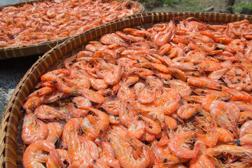 Dried Shrimp in basket
