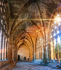 Interiors of La Seu Vella Cathedral
