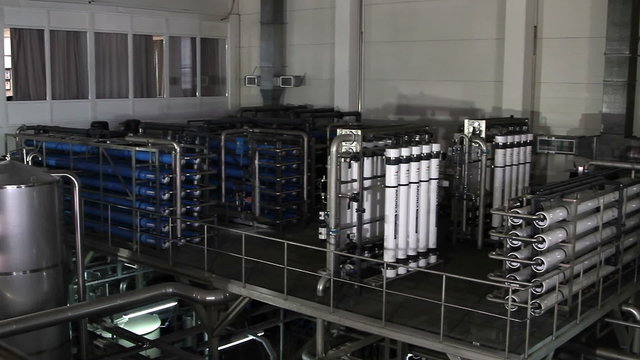 filter system at a large beer company