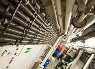 Network and power cables,abstract flow information