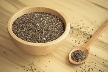 Chia seed healthy superfood.
