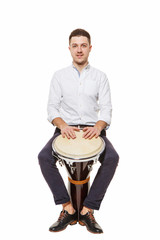 Guy with the djembe