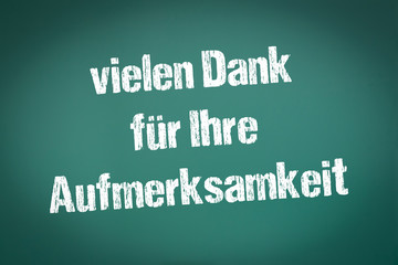 vielen Dank für Ihre Aufmerksamkeit