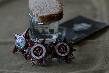 medals WWII war hero of the USSR