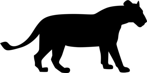 Lioness Silhouette