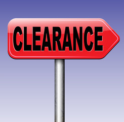 clearance