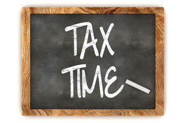 Tax Time Chalkboard