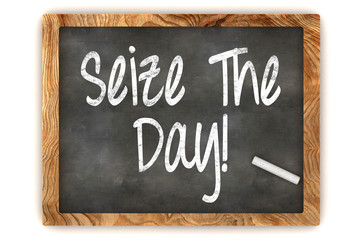Obraz premium Seize the day Chalkboard