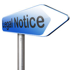 Legal notice