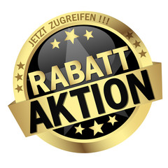 button with text Rabatt Aktion
