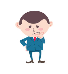 businessman confused