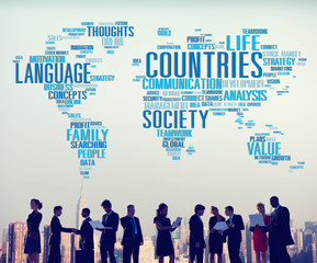 Countries Society Language Diversity Earth Concept