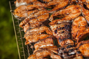 grilled salmon