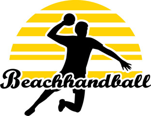 Beachhandball Player