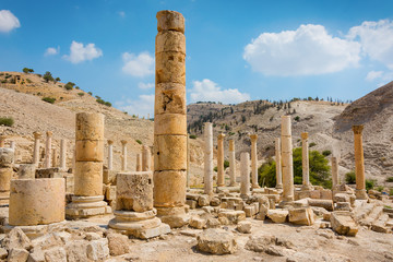 Oude ruïnes van Pella Jordan