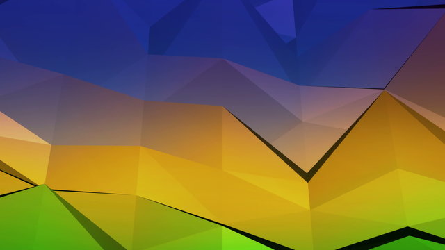 Low-Poly Background reminds landscape.