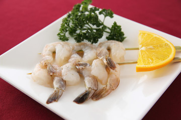 Raw shrimp