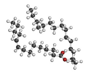 Cetyl myristoleate food supplement molecule. 
