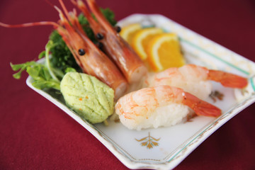 Shrimp sushi