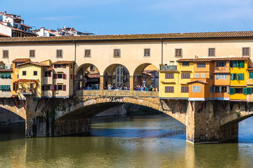 Fototapeta na wymiar The Ponte Vecchio in Florence
