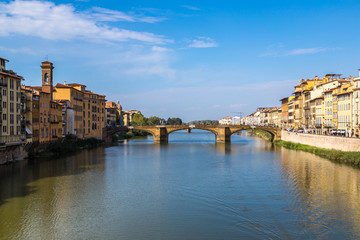 Obraz premium Ponte Santa Trinita in Florence