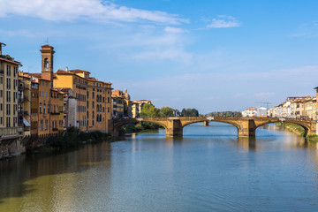 Fototapeta na wymiar Ponte Santa Trinita in Florence