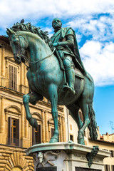 Obraz premium Statue of Cosimo I de Medici in Florence