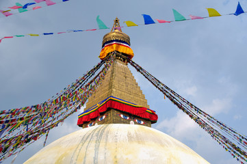 Boudhanath stupa, Katmandu, Nepal.