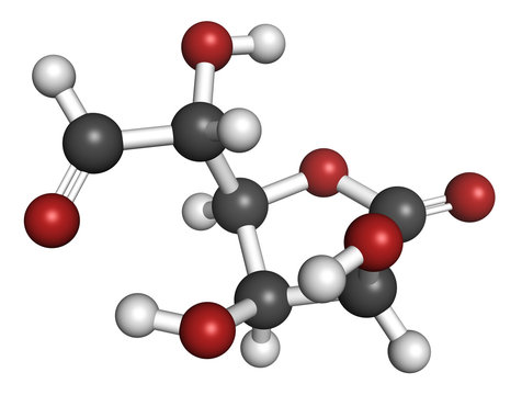Hydroxycitric acid  (HCA, hydroxycitrate) molecule. 