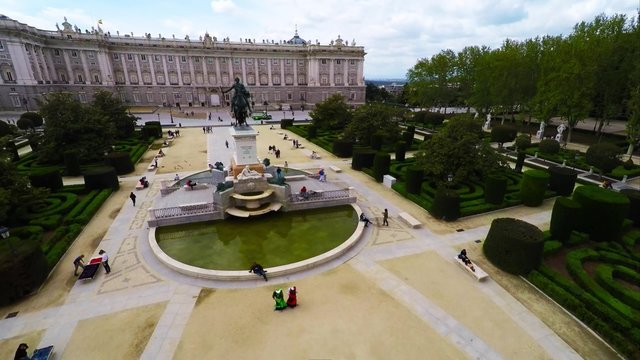 Royal palace in Madrid , Palacio Real 