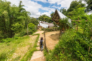 Exploring traditional village in Tana Toraja