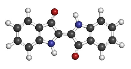 Octacosanol plant wax component molecule.