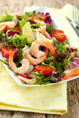 Garnelen Salat 