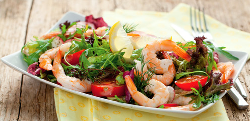 Garnelen Salat 