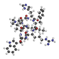 Octacosanol plant wax component molecule.