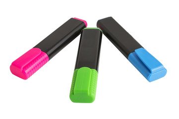 Colorful markers pens