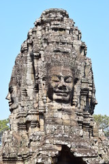 Gesichtsrelief in Angkor Thom