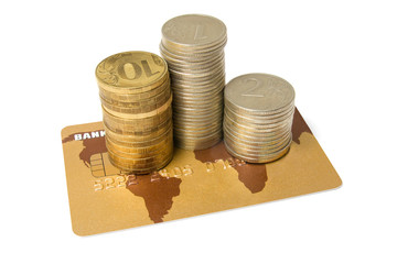 the money is on the credit card