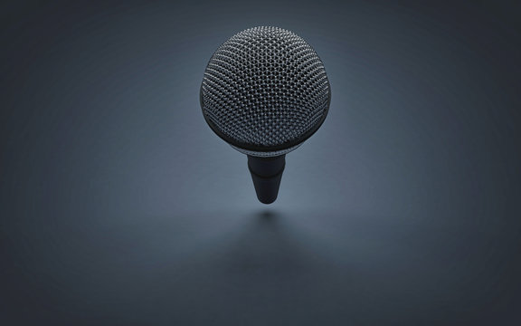 Perspective view of a Microphone 